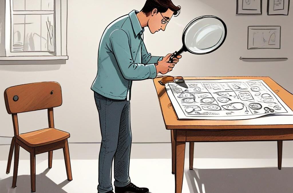 Featured Image for the AWS Tagging Enforcement and Compliance Article - The Image shows a man with a magnifying glass trying to decipher a map